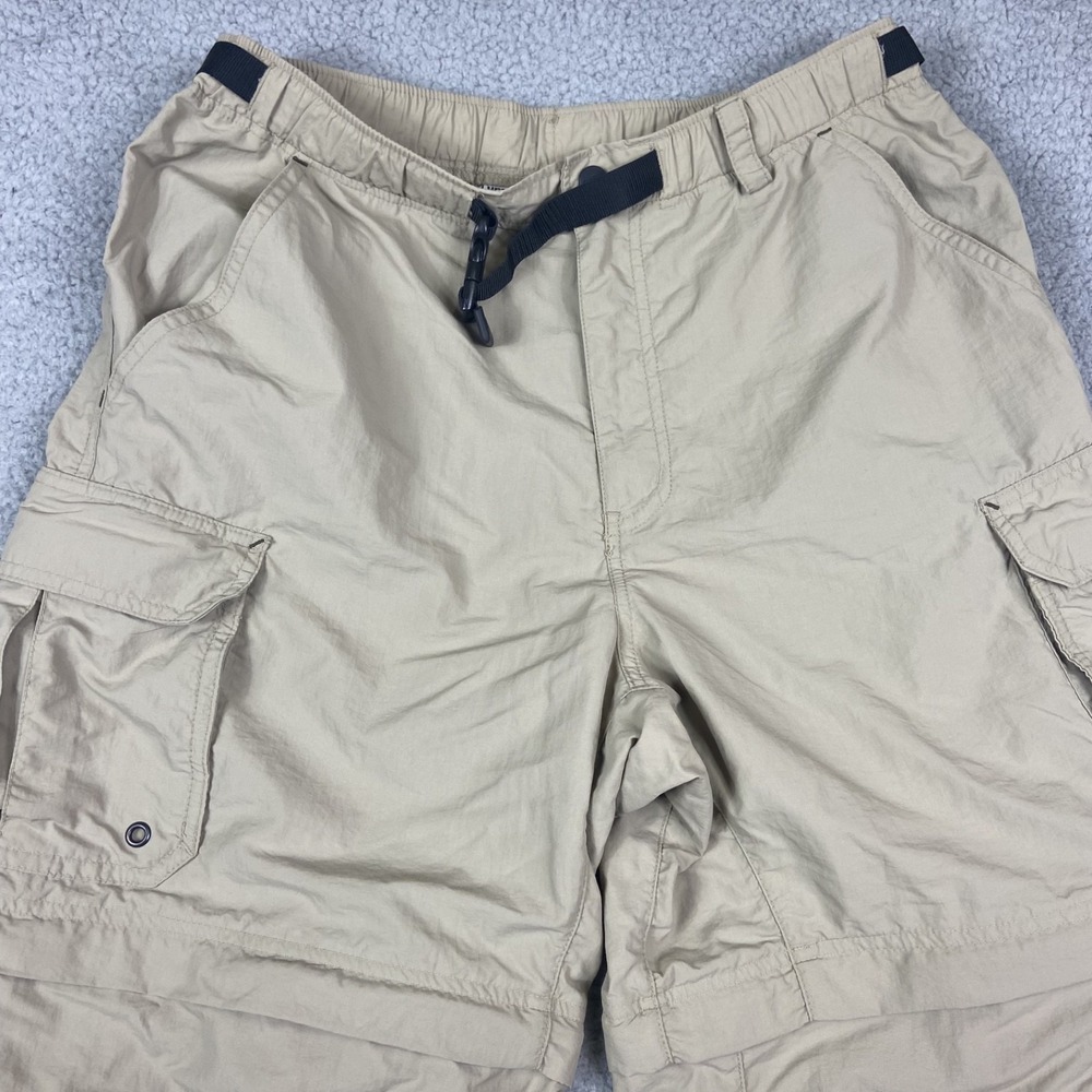 REI Mens Green Nylon Cargo Convertible Hiking Pants UPF 50+ Small 32 Inseam - Picture 4 of 10